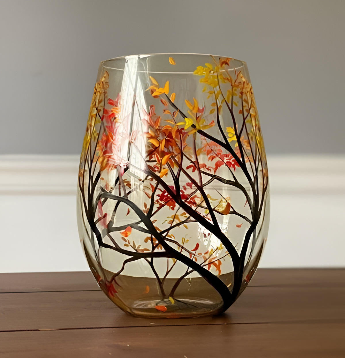 Four Seasons Tree Wine Glasses