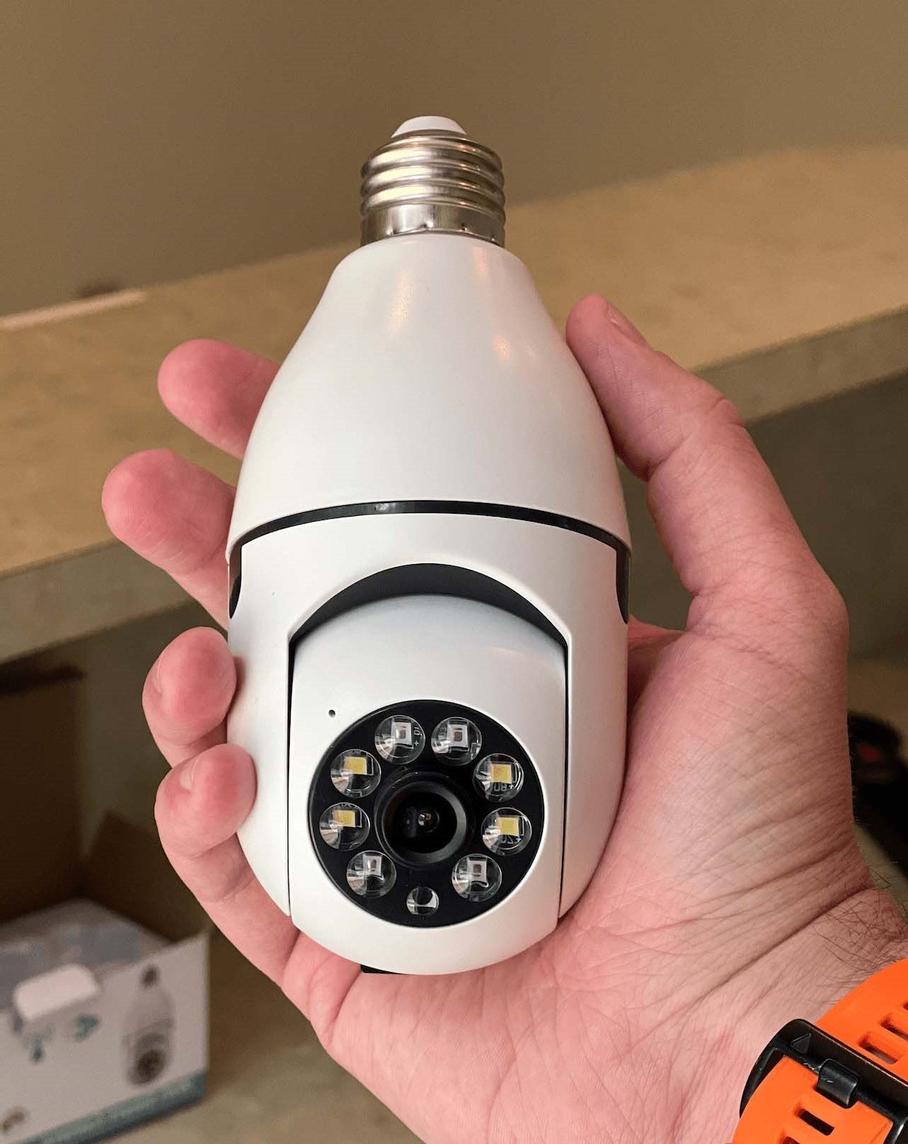 Security Light Bulb Camera